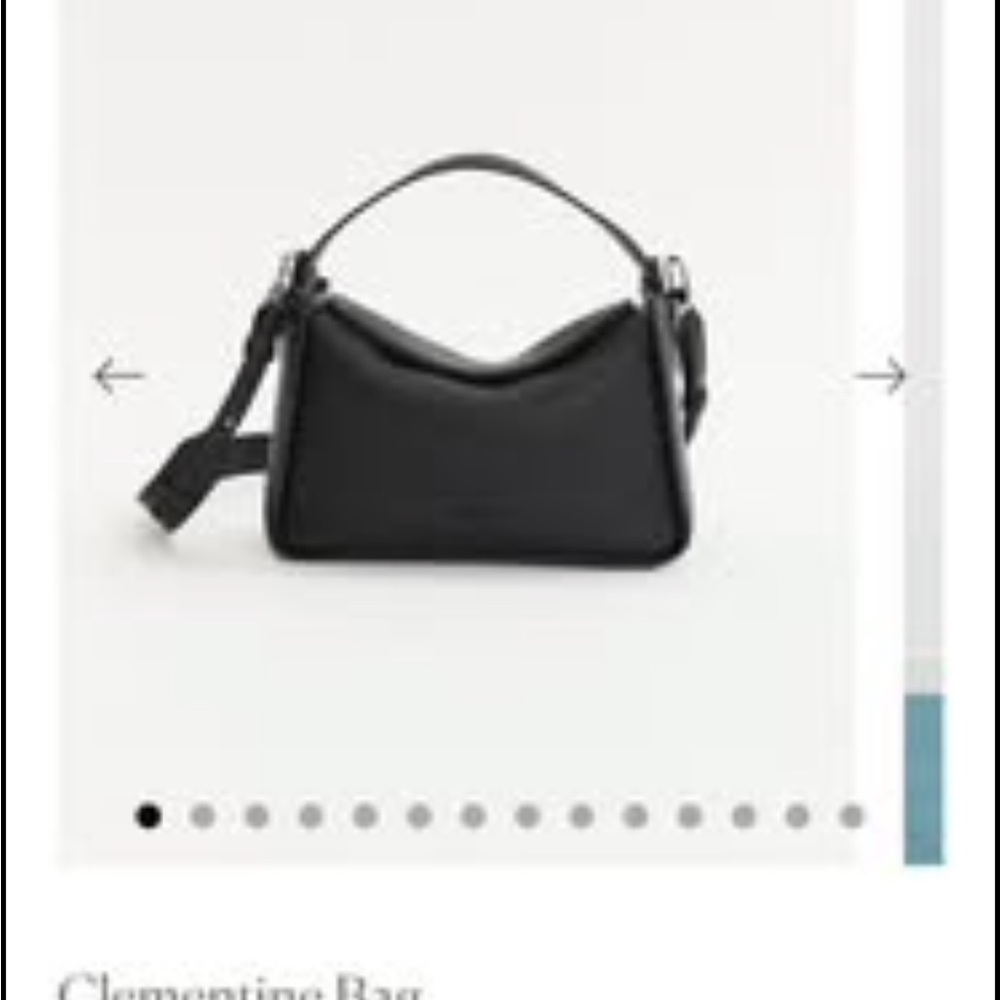 The Horse Black Shoulder Bag